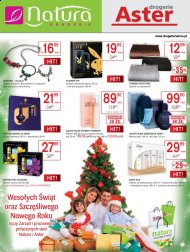 Gazetka Natura Aster promocje od 2012.12.13 do 24 grudzień perfumeria kosmetyki