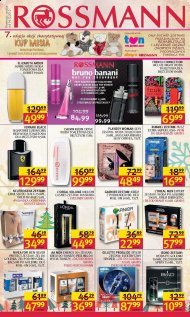 Gazetka Rossmann promocje od 2012.12.14 do 26 grudzień oferta świąteczna na kosmetyki perfumy, chemia gospodarcza
