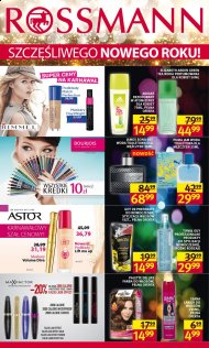 Gazetka Rossmann promocje od 2012.12.27 do 2 styczeń 2013 kosmetyki, chemia gospodarcza, perfumy