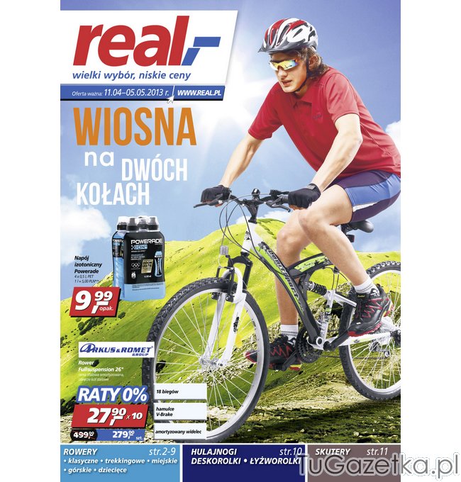 Gazetka Real rowery