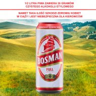 Bosman , cena 2,39 PLN za 500 ml 
- Łagodny, subtelny smak, ...