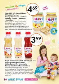 Owoce i zboża Hipp danie dla dzieci, napój owocowy dla dzieci