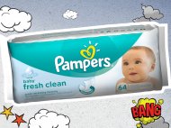 Pampers Chusteczki Baby Fresh , cena 8,49 PLN za opak.