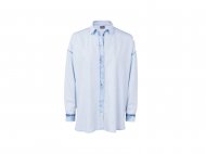 Jeansowa koszula , cena 44,99 PLN. Koszula o klasycznym wyglądzie, ...