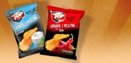 Chipsy Top Chips grube i mocne, 150 g , cena 2,29 PLN za /opak. ...