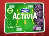 Danone Activia jogurt , cena 4,39 PLN za 4x120g/1 opak., 1kg=9,15 ...