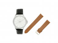 Zegarek na rękę z dodatkowym paskiem , cena 34,99 PLN 
- ...