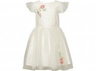 Sukienka dziewczęca , cena 39,99 PLN. Biała sukienka z aplikacją ...