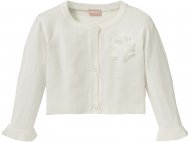 Kardigan , cena 24,99 PLN. Biały sweterek dziewczęcy z ozdobnym ...