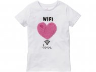 T-shirt dziewczęcy , cena 17,99 PLN 
- rozmiary: 122-152
- ...