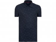 Koszulka polo , cena 29,99 PLN Granatowa koszulka w drobny wzór. ...