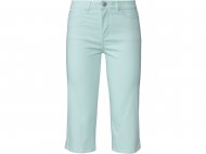 Błękitne spodnie twillowe o długości nogawek 3/4 , cena ...