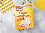 Dr. Oetker Cukier wanilinowy , cena 0,00 PLN za 16 g/1 opak., ...
