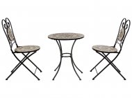 Zestaw: stół i 2 krzesła z dekoracyjną mozaiką* , cena ...