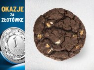 Cookies z kawałkami białej czekolady , cena 1,00 PLN za 90g/1szt., ...