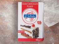 Belbake Płatki z czekolady deserowej , cena 3,00 PLN za 100 g/1 opak.