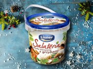Lisner Sałatka warzywna z grzybami , cena 5,00 PLN za 500 g/1 ...