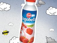 Jogobella Jogurt pitny , cena 1,59 PLN za 250 g, 100g=0,64 PLN. ...