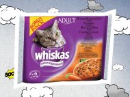 Whiskas Karma dla kotów , cena 4,69 PLN za 4x100g, 1kg=11,73 ...