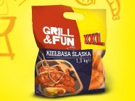 Grill&Fun Kiełbasa śląska , cena 13,00 PLN za 1,3 kg/1 opak., ...