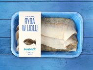 Ryba w Lidlu Filet z sandacza ze skórą , cena 4,00 PLN za 100 g