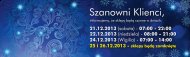 BIedronka godziny otwarcia w w święta 2013, Wigilię, Boże Narodzenie 24 grudnia, 27 grudnia, w Sylwestra, 31 grudnia 2013