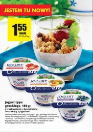 W ofercie Biedronki nowy jogurt marki Piątnica: jogurt typu ...