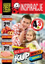 Biedronka Kup więcej za mniej cz. 2 - promocje cenowe od 2014.08.21 art. spożywcze i chemia gospodarcza