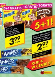 6-pak batonów Nestle za 3,99 zł i batony Amigos w 4-paku za ...