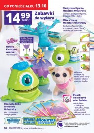 Kolorowe zabawki z bajek Disney - gumowe figurki z Monster High, ...