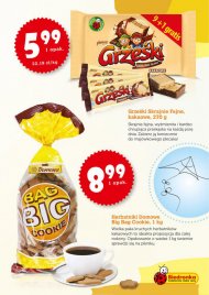 Grześki Skrajnie Fajne kakaowe, herbatniki domowe Big Bag Cookie