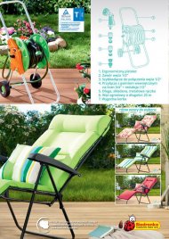 Wąż ogrodowy z akcesoriami oraz fotel ogrodowy -różne wzory ...