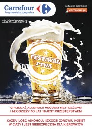 Festiwal piwa w Carrefour 2014.05.07 do 2014.05.19
