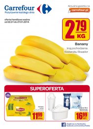 Banany 
kraj pochodzenia:
Kostaryka, Ekwador 

2 ,79 KG ...