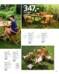 Duży drewniany stół ogrodowy, rozkładane krzesła, wygodne fotele