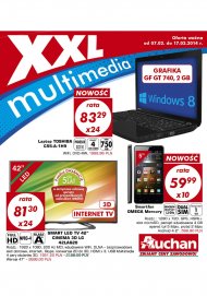Gazetka Auchan multimeria rtv telewizory led elektronika promocje od 2014.02.07