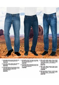 Klasyczne jeansy męskie z prostą nogawką i z 5 kieszeniami ...