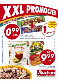 Gazetka Auchan promocje XXL od 2014.02.01 do 6 lutego Z reklamy TV