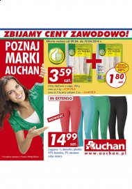 Gazetka Auchan promocje marki własne od 2014.04.09 do 19 kwietnia - Poznaj marki Auchan