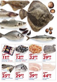 Owoce morza w gazetce Auchan: krewetki i mule oraz sushi hoshi ...