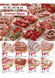 od 1.10-7.10 Auchan zaprasza na festiwal mięsa. W ofercie świeże ...