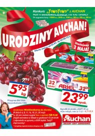 Gazetka urodziny Auchan promocje od 2 maja do 2015.05.07