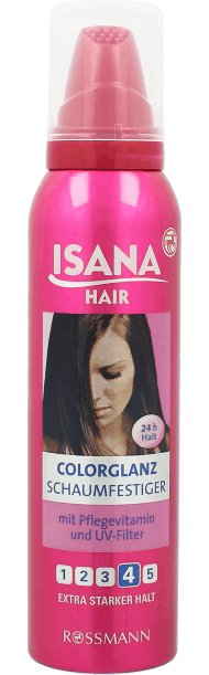 Isana, Hair, pianka do włosów, z witaminą i filtrem UV, 150 ...