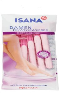 Isana, maszynka do golenia dla kobiet, 2 ostrza, 5 szt. Isana, ...