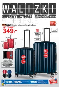 Superwytrzymałe i superlekkie walizki Topmove za 349 zł w Lidlu.
