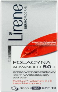 Lirene, Folacyna+proTelomer 50+, Liftingująco przeciwzmarszczkowy ...
