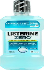 Listerine Zero, Płyn do płukania jamy ustnej, 500 ml Listerine ...