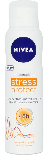 Nivea, Stress Protect, dezodorant damski w sprayu, 150 ml , ...