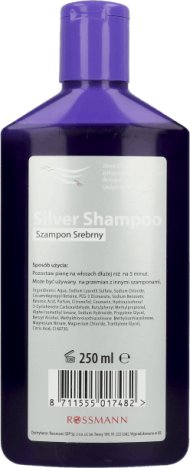 Rossmann, szampon do włosów, siwych, Silver, 250 ml Rossmann, ...
