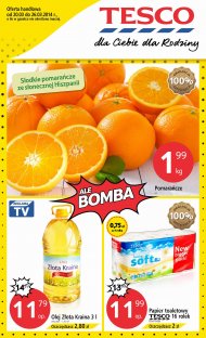 Pomarańcze ze słonecznej Hiszpanii tylko1,99zł/kg, olej roślinny, ...
